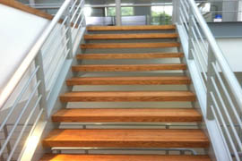 dunbar hardwoods commercial staircase